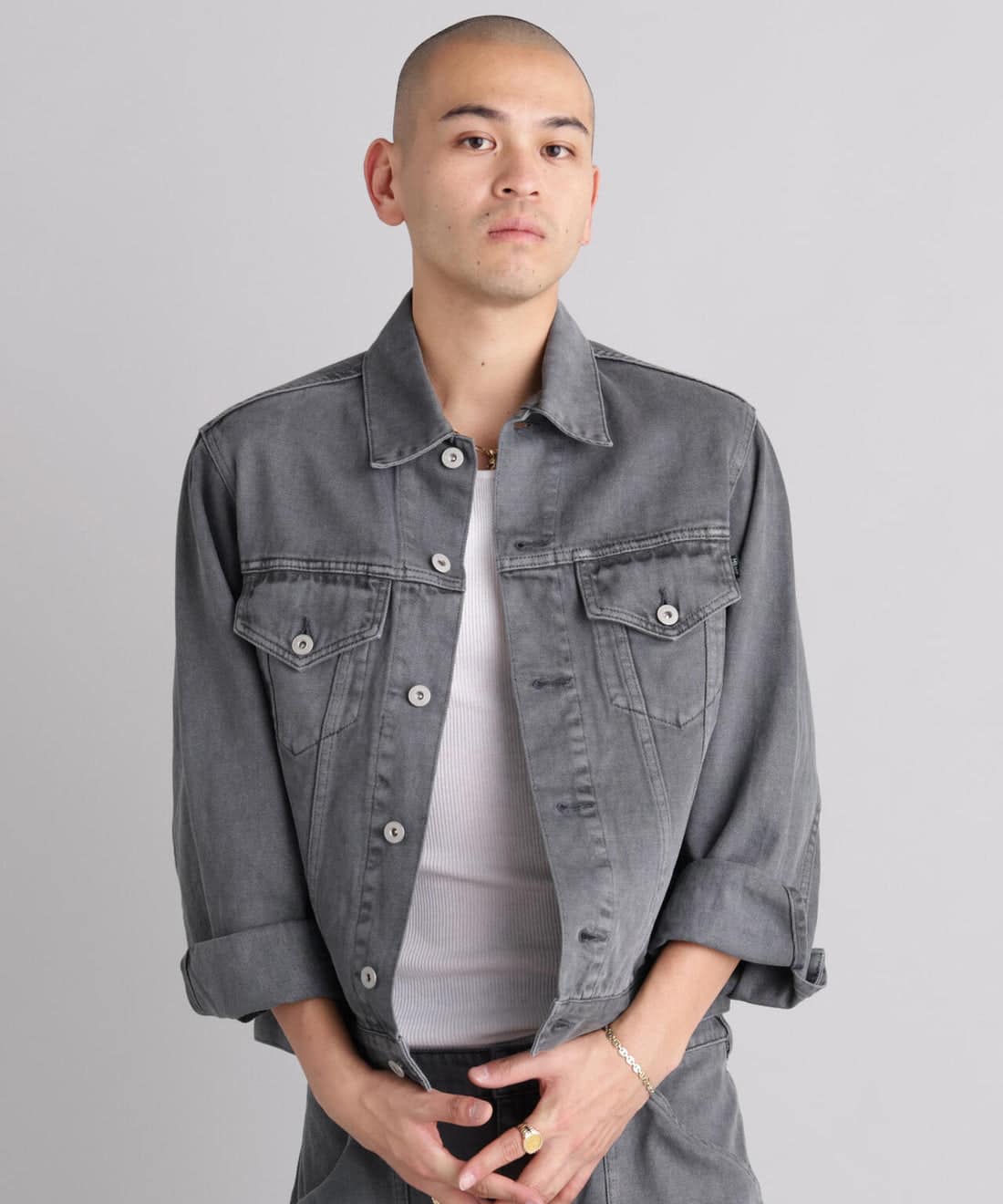 MANASTASH/マナスタッシュ/HEMP WASHED TYPE 3 JACKET ブラック M