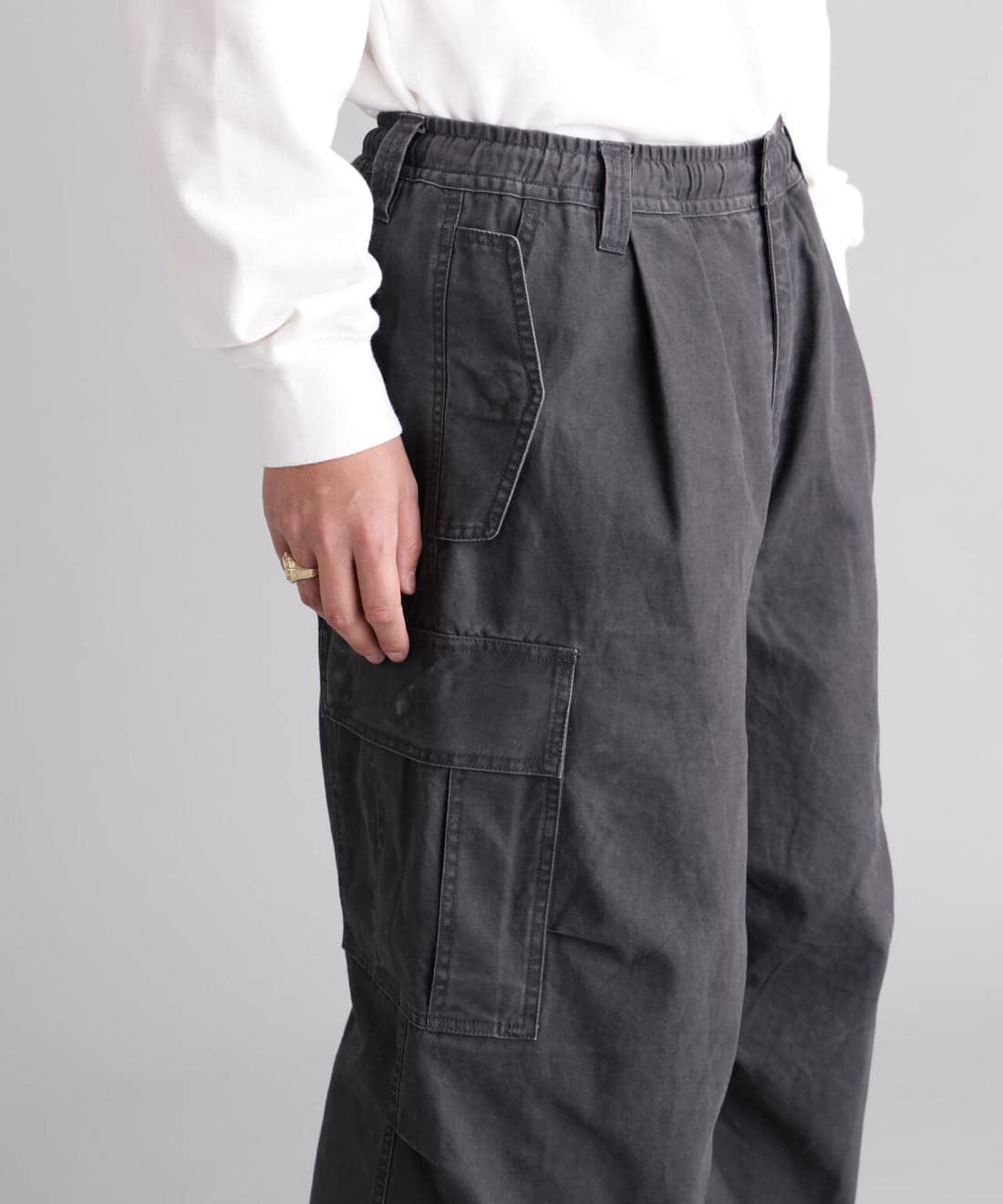 MANASTASH/マナスタッシュ/LT-CANVAS MANATROOPER PT チャコール S