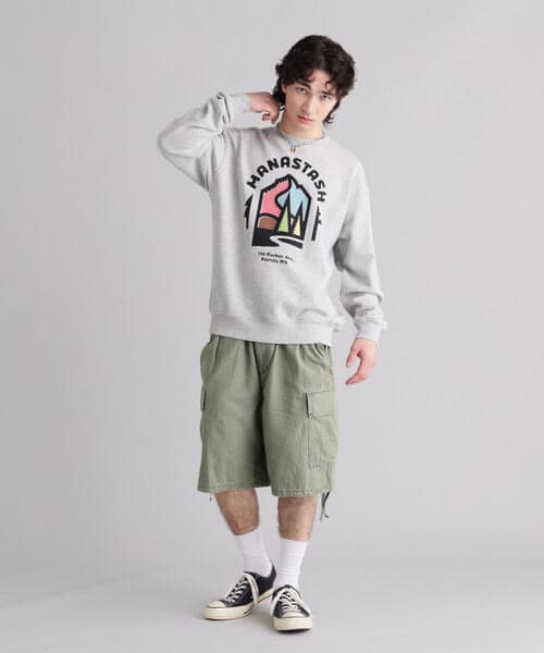MANASTASH/マナスタッシュ/Citee Sweat OUTDOOR グレー M