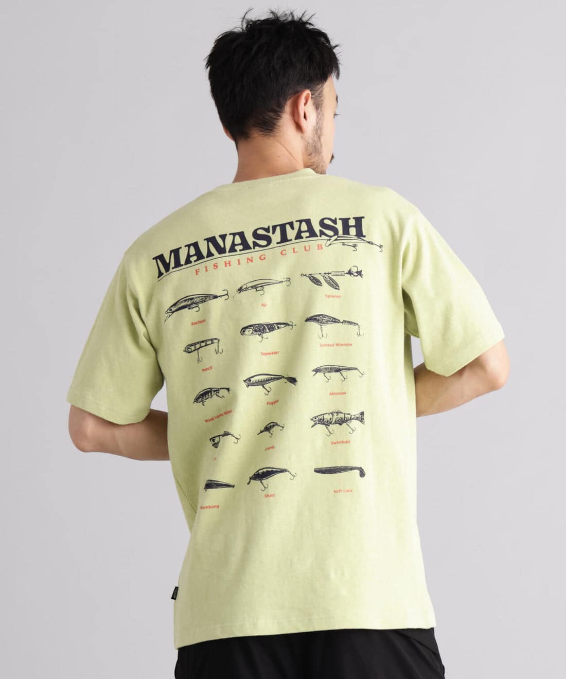 MANASTASH/マナスタッシュ/ＨＥＭＰ　ＴＥＥ　ＬＵＲＥ Tシャツ ライム M