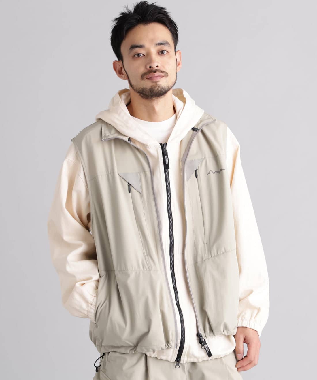 MANASTASH/マナスタッシュ/RIVER VEST サンド M