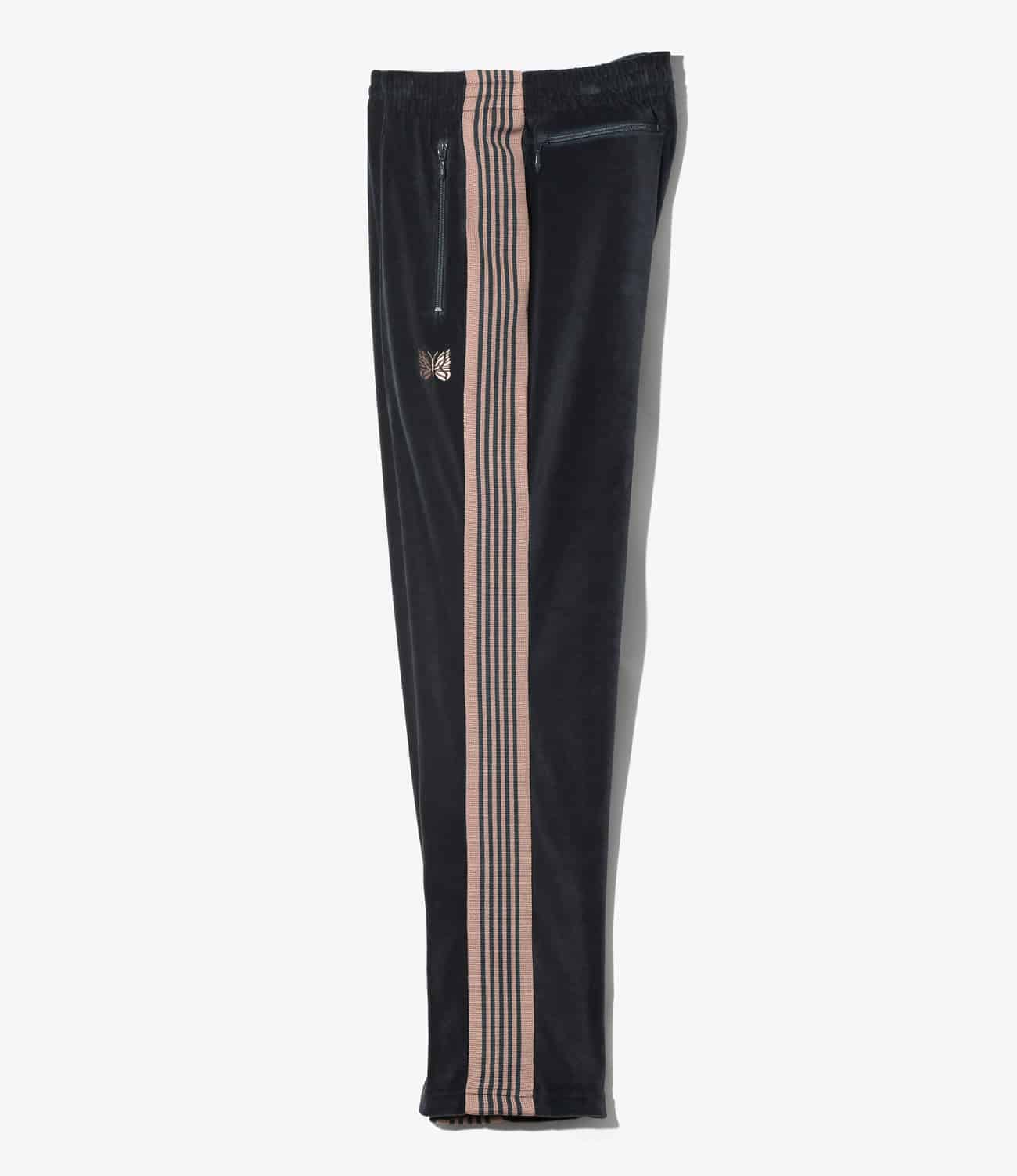 NEEDLES/ニードルズ/NARROW TRACK PANT - C/PE VELOUR ナロートラックパンツ ベロア STEEL BLUE XS