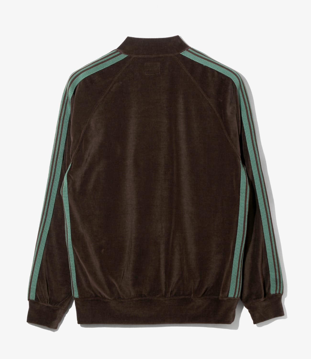 NEEDLES/ニードルズ/RIB COLLAR TRACK JACKET - C/PE VELOUR リブカラートラックジャケット　ベロア BROWN M