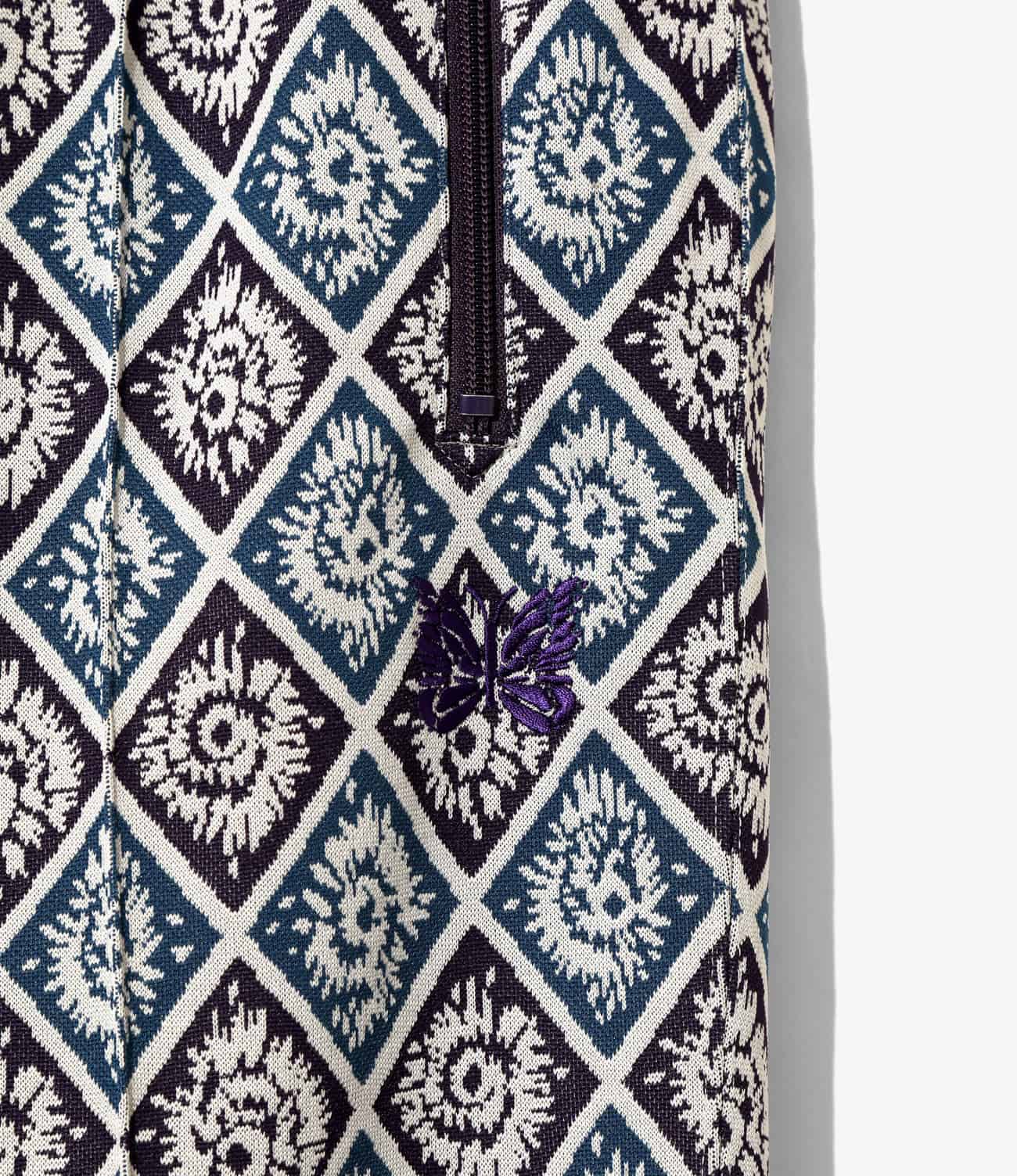 NEEDLES/ニードルズ/TRACK PANT - POLY JACQUARD -BLU/PPL- トラックパンツ BLU/PPL XS