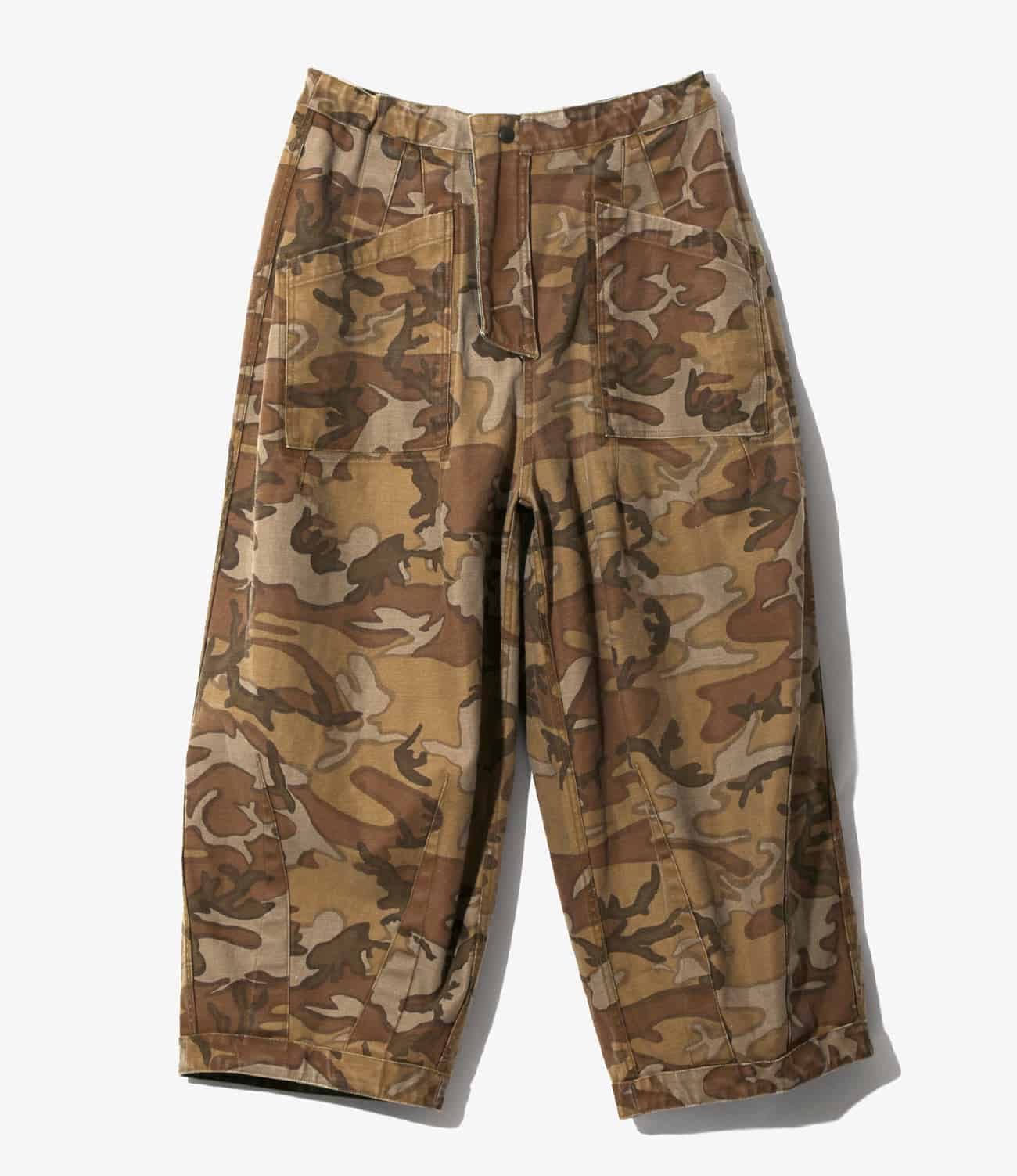 NEEDLES/ニードルズ/REVERSIBLE H.D. PANT - CAMO TWILL ヒザデルパンツ CAMOUFLAGE S