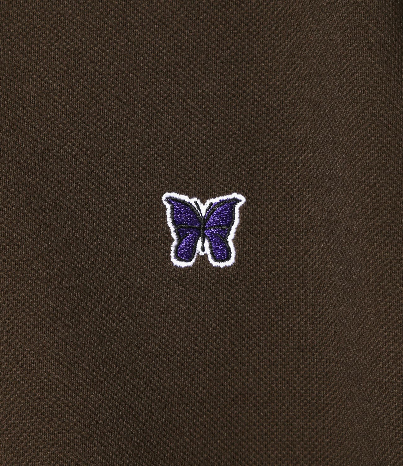 NEEDLES/ニードルズ/RINGER TEE - COTTON PIQUE BROWN M