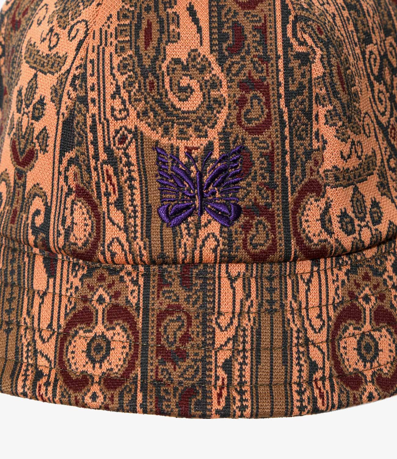 NEEDLES/ニードルズ/BERMUDA HAT - POLY JACQUARD -ORANGE- ORANGE M