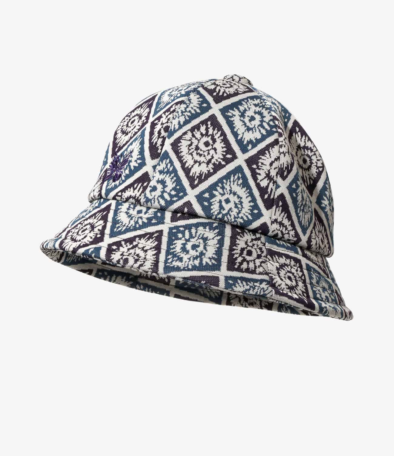 NEEDLES/ニードルズ/BERMUDA HAT - POLY JACQUARD -BLU/PPL- BLU/PPL M