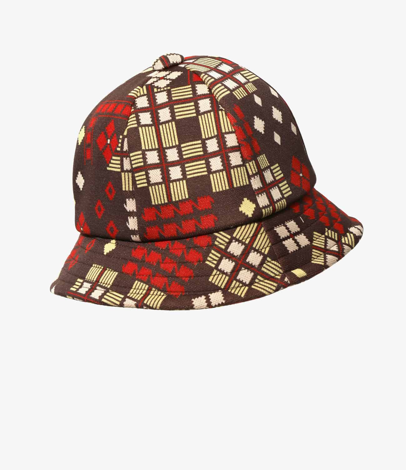 NEEDLES/ニードルズ/BERMUDA HAT - POLY JACQUARD -BROWN- BROWN M