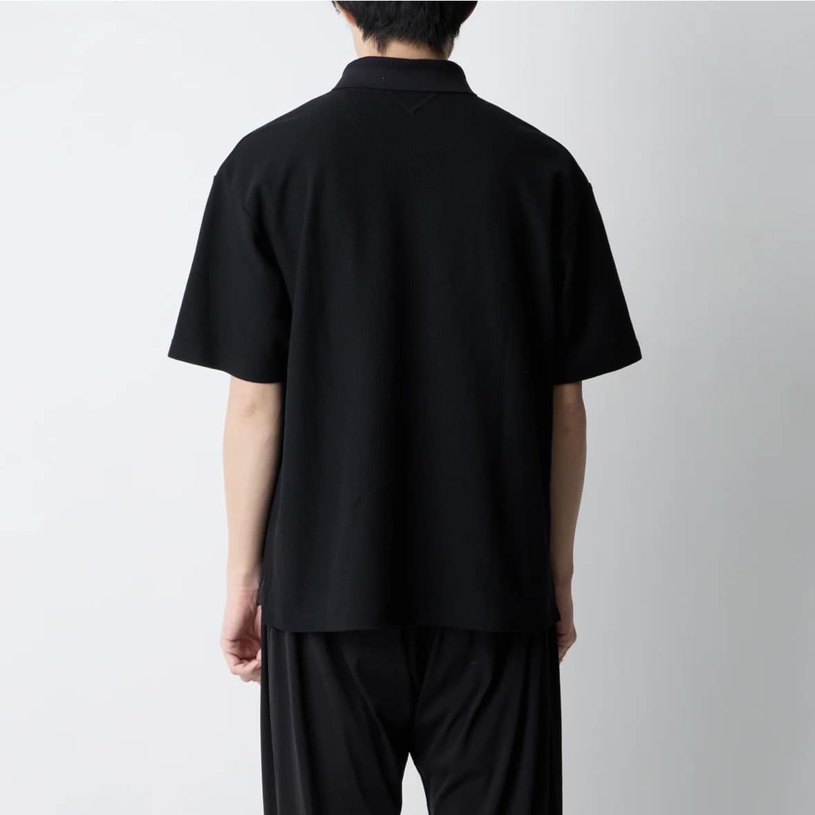 White Mountaineering/ホワイトマウンテニアリング/POLO SHIRT ポロシャツ BLACK 1