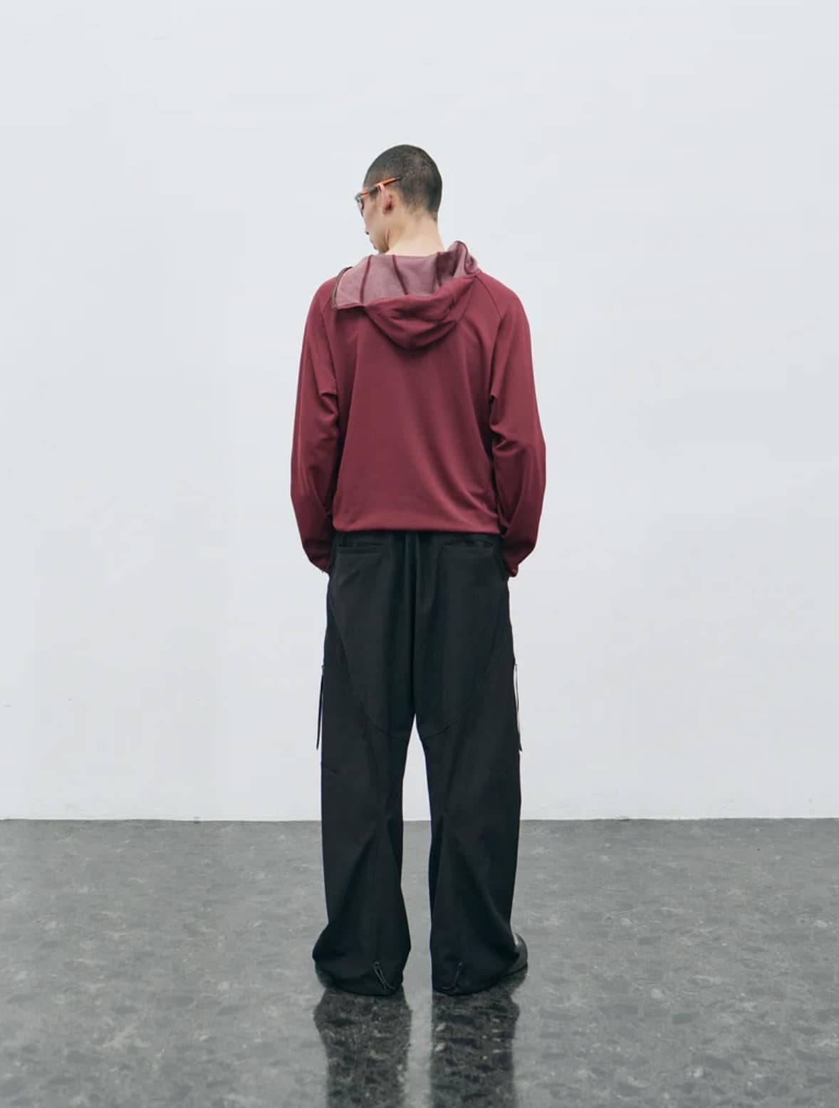 YDOT/ワイドット/QDU BALACLAVA HOODIE Burgundy M