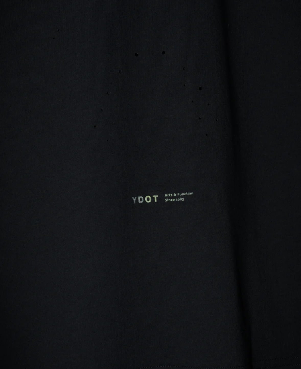 YDOT/ワイドット/FRACTAL HOLE L/S TSHIRT CHARCOAL M