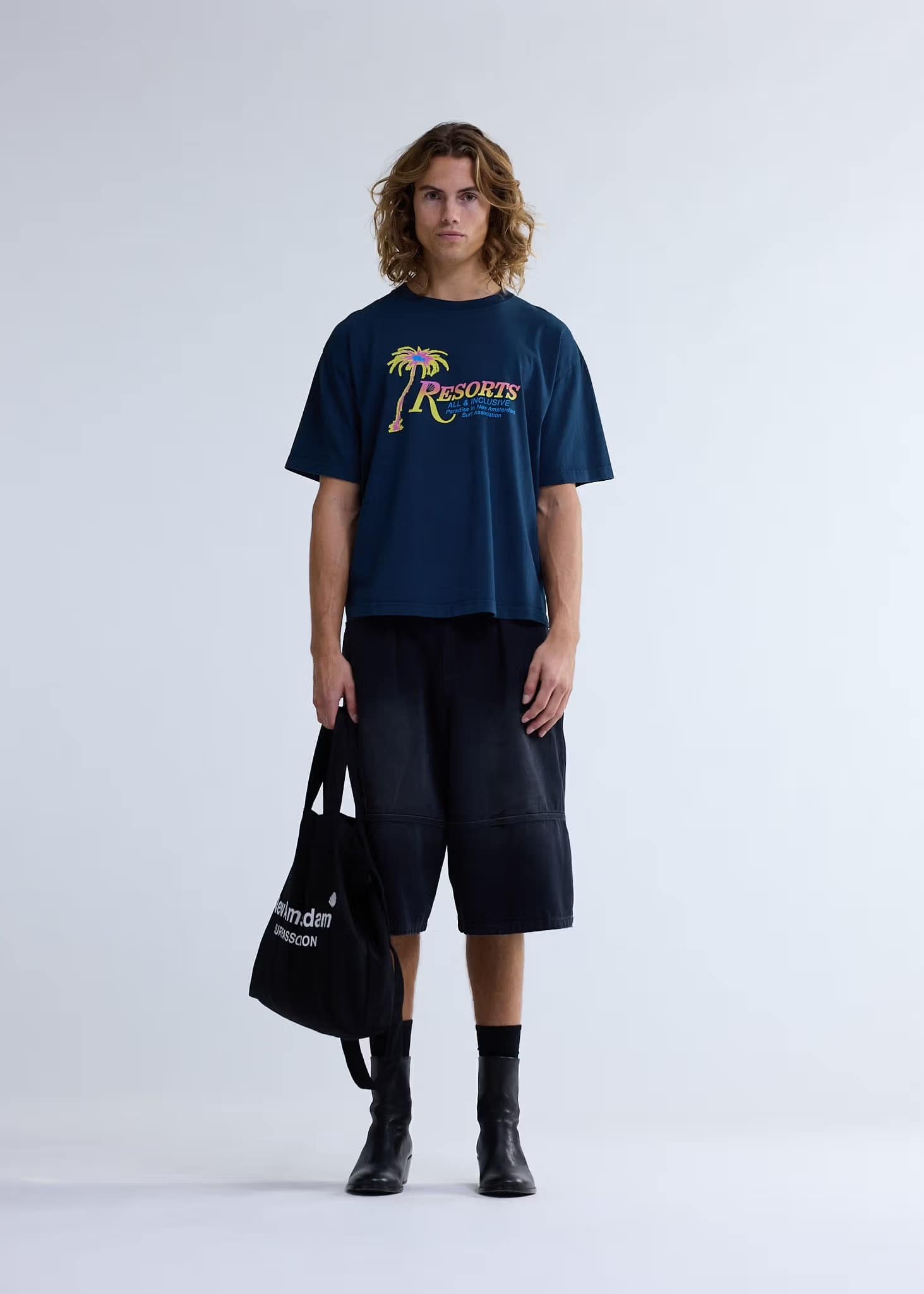 New Amsterdam Surf Association/ニューアムステルダムサーフアソシエーション/RESORTS TEE NAVY BLAZER NAVY BLAZER M