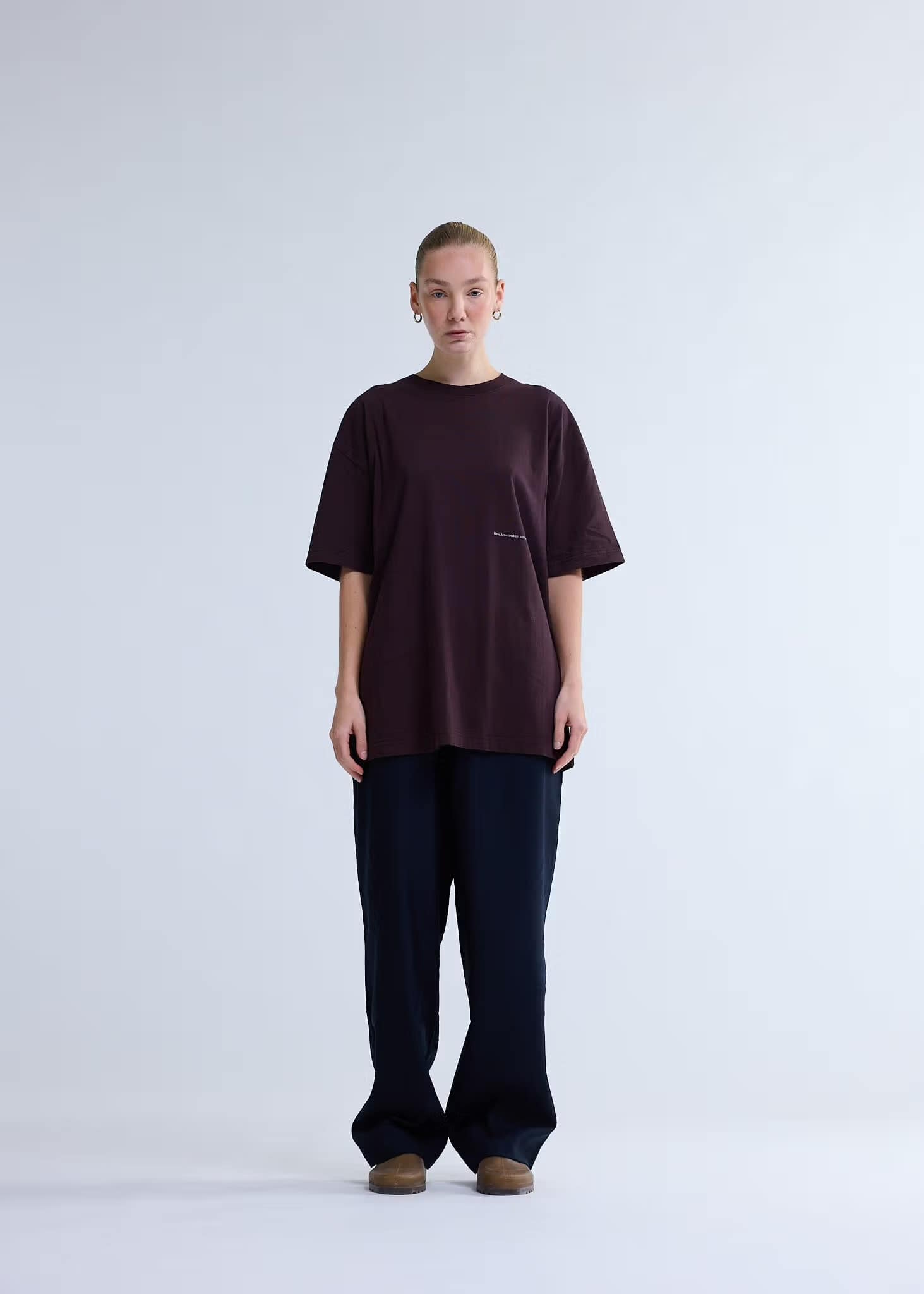 New Amsterdam Surf Association/ニューアムステルダムサーフアソシエーション/HIBISCUS TEE WALNUT WALNUT S