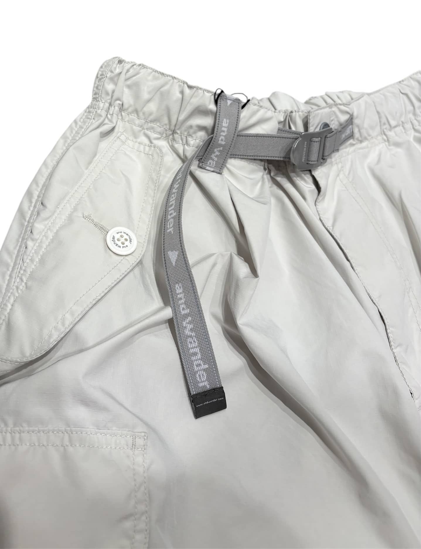 and wander/アンドワンダー/Oversized Cargo Pants オーバーサイズカーゴパンツ Off White M