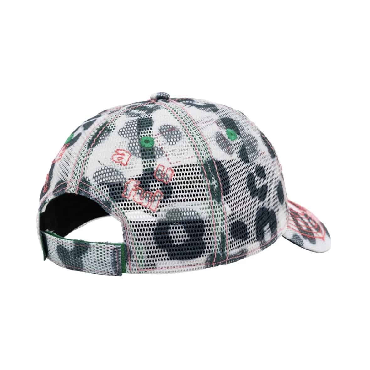 b.Eautiful/ビューティフル/Vapor Low Profile Hat (White Leopard Mesh / Hot Pink) White Leopard Mesh / Hot Pink FREE