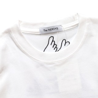 The NERDYS/ナーディーズ/Brigitte Tanaka×The NERDYS PICASO back T-shirt ブリジットタナカ White S