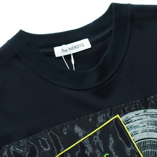 The NERDYS/ナーディーズ/Brigitte Tanaka×The NERDYS VINYLES T-shirt ブリジットタナカ Black S