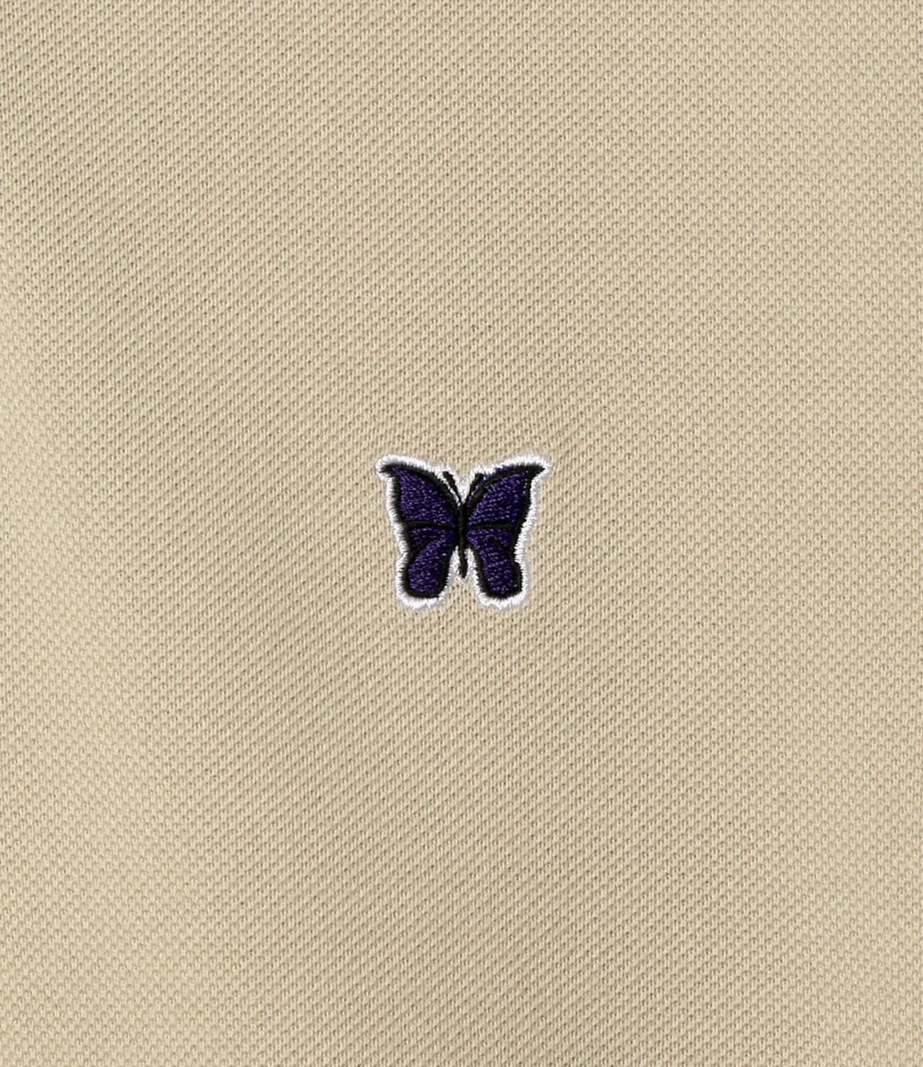 NEEDLES/ニードルズ/SHAWL COLLAR POLO - COTTON PIQUE ポロシャツ ベージュ S