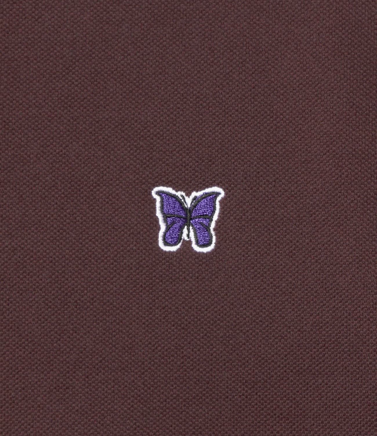 NEEDLES/ニードルズ/SHAWL COLLAR POLO - COTTON PIQUE ポロシャツ パープル S