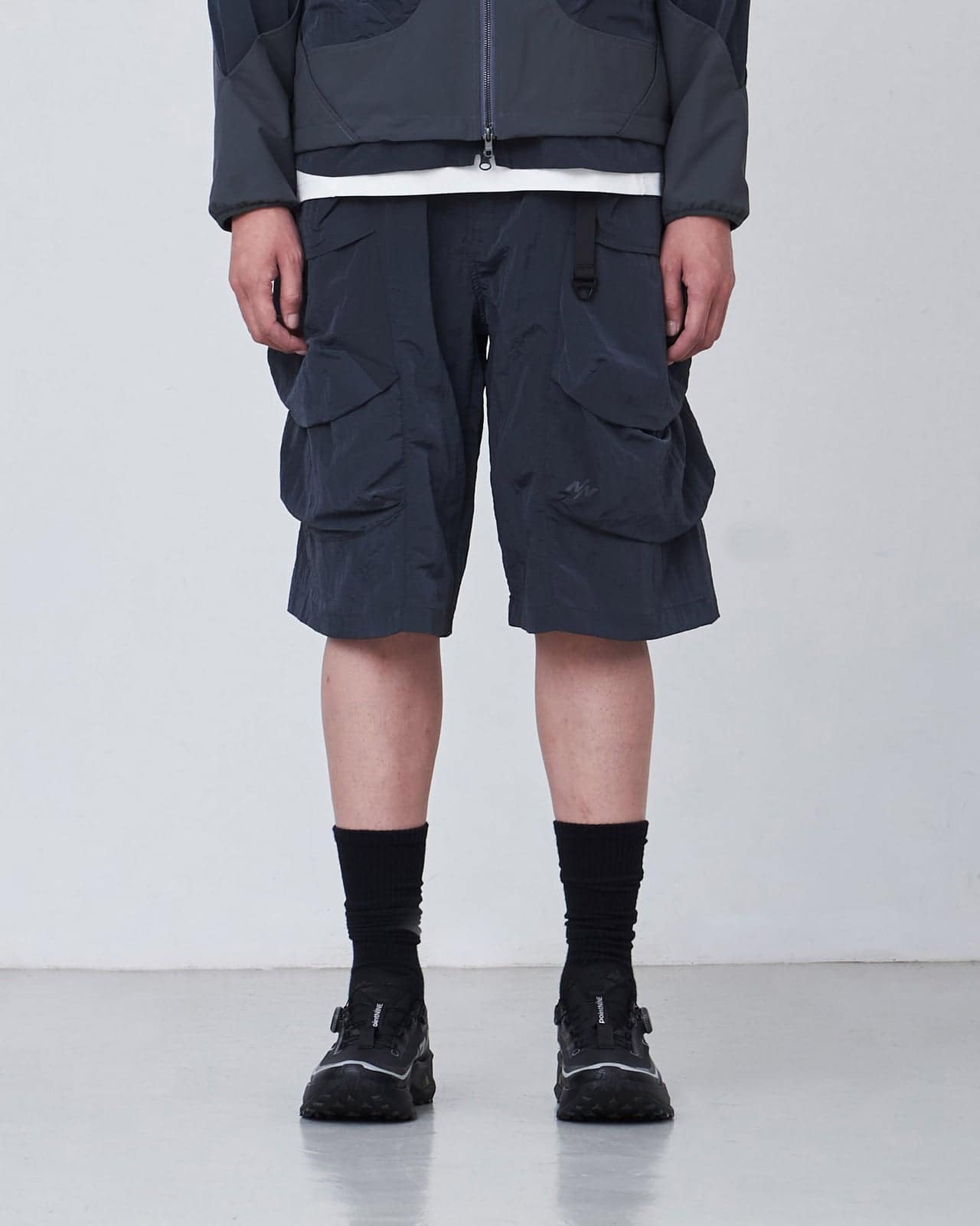 NINEpointNINE/ナインポイントナイン/Shockwave 3D Pocket Shorts METALLIC IRON M