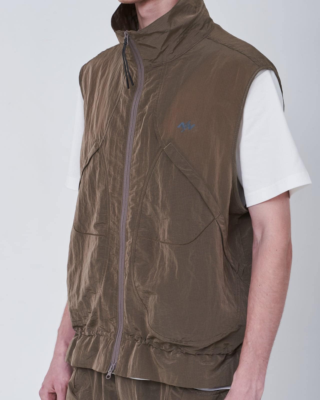 NINEpointNINE/ナインポイントナイン/Shockwave 3D Pocket Vest BROWN M