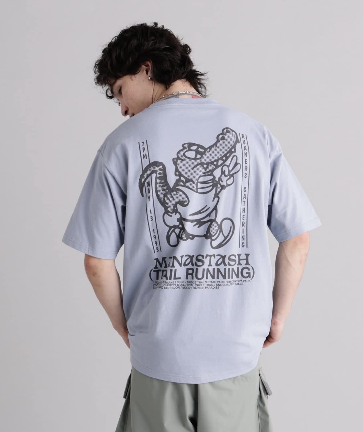 MANASTASH/マナスタッシュ/CiTee CROCODILE ブルー S