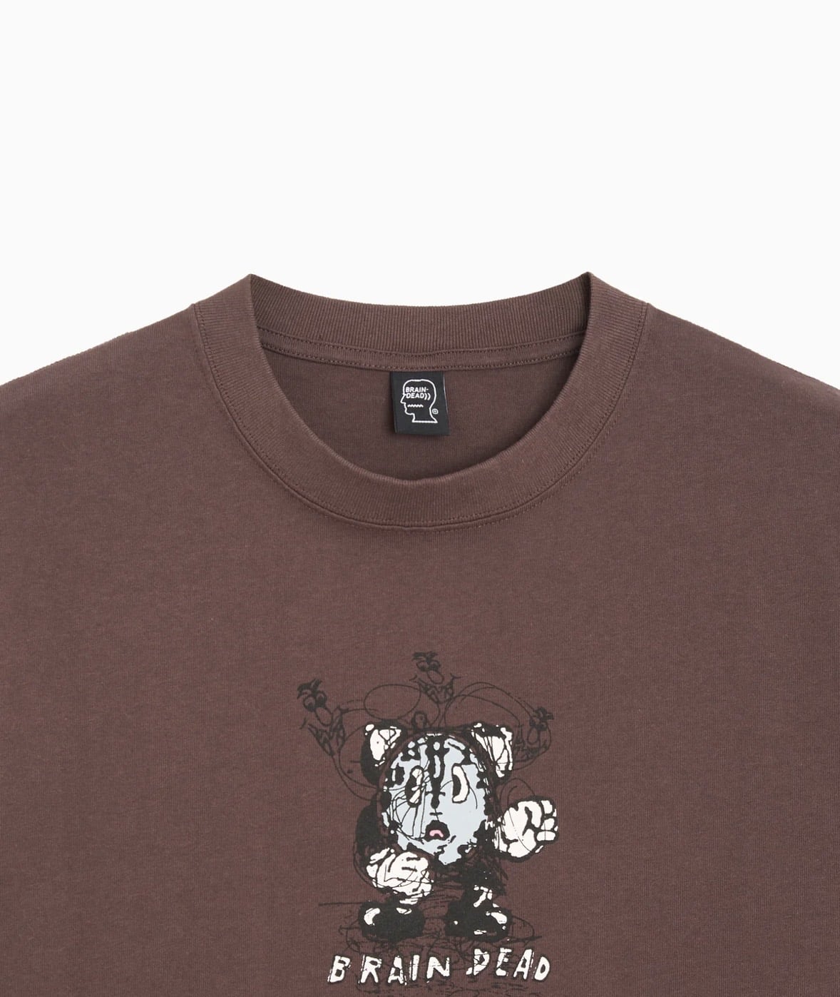 BRAIN DEAD/ブレインデッド/TIME IS NIGHT T-SHIRT -BERRY- BERRY M