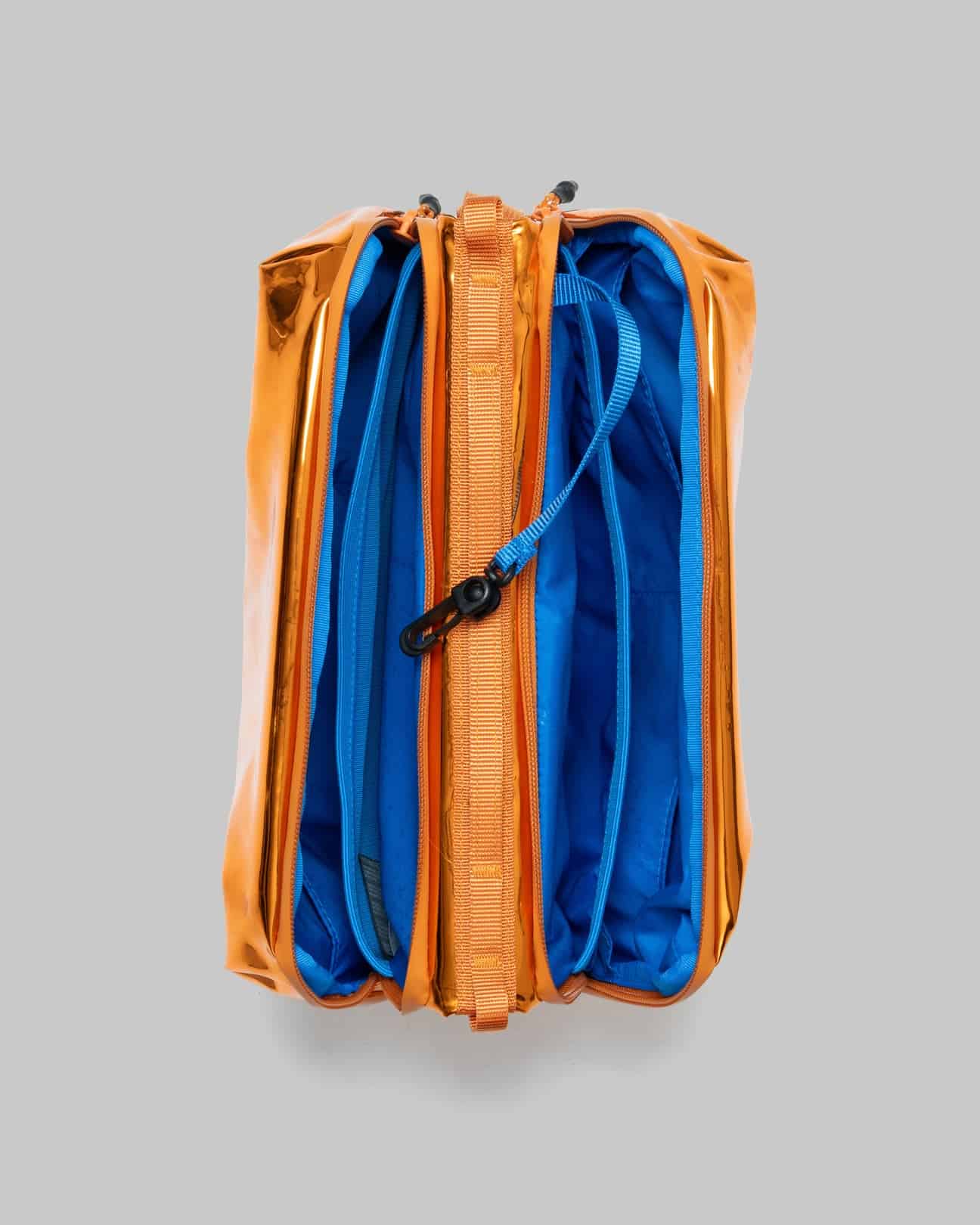 Topologie/トポロジー　Bottle Sacoche Large ボトルサコッシュ ラージ Orange Metallic / Mirror Metallic FREE