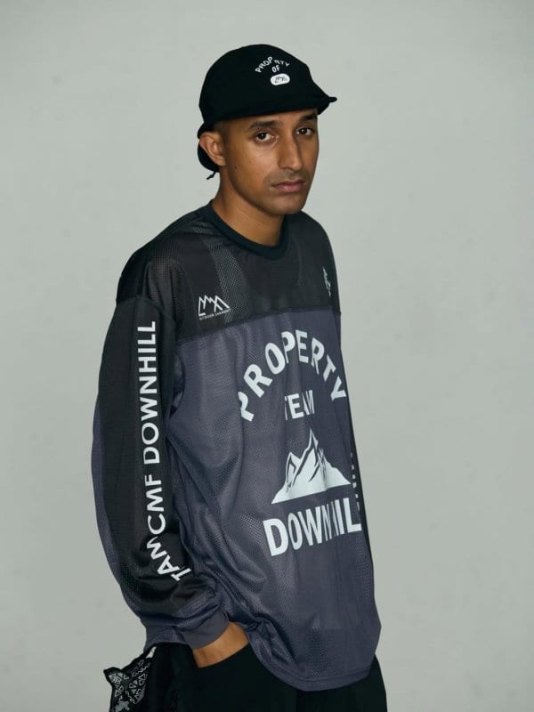 CMF OUTDOOR GARMENT/シーエムエフアウトドアガーメント/BMX TEE  メッシュTシャツ ブラック M