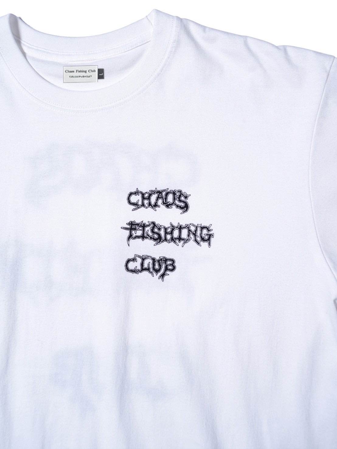 CHAOS FISHING CLUB/カオスフィッシングクラブ/Tooth T-Shirt S/S WHITE M