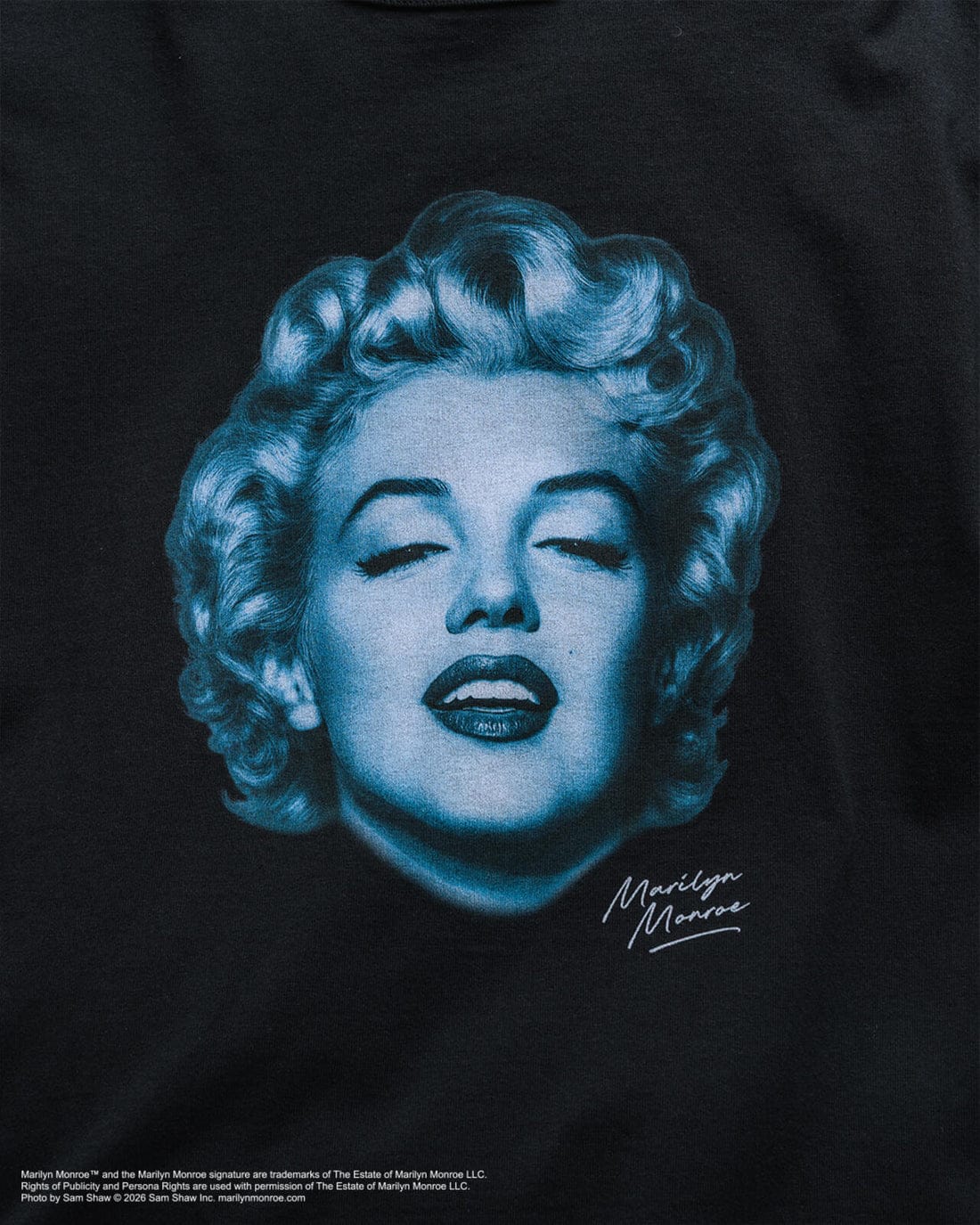Schott/ショット/M.M.MONOCHROME T-SHIRT/マリリンモンロー モノクローム Tシャツ ブラック M