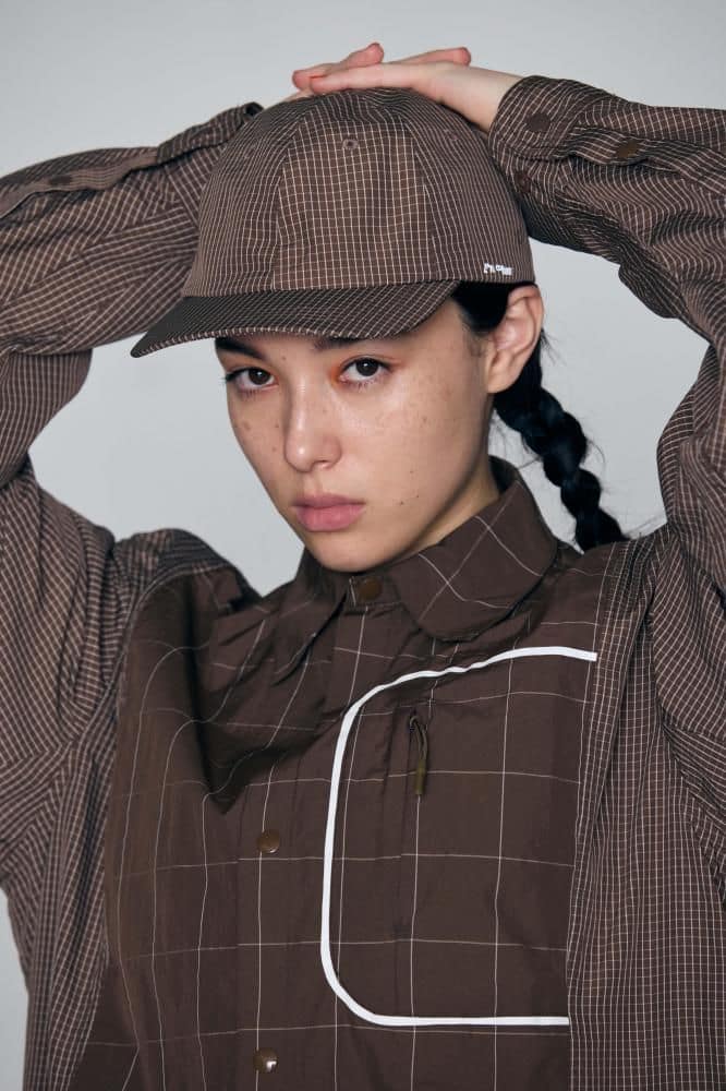 CMF OUTDOOR GARMENT/シーエムエフアウトドアガーメント/ATTACHED SHIRTS CMF2602-S02 GRID BROWN M