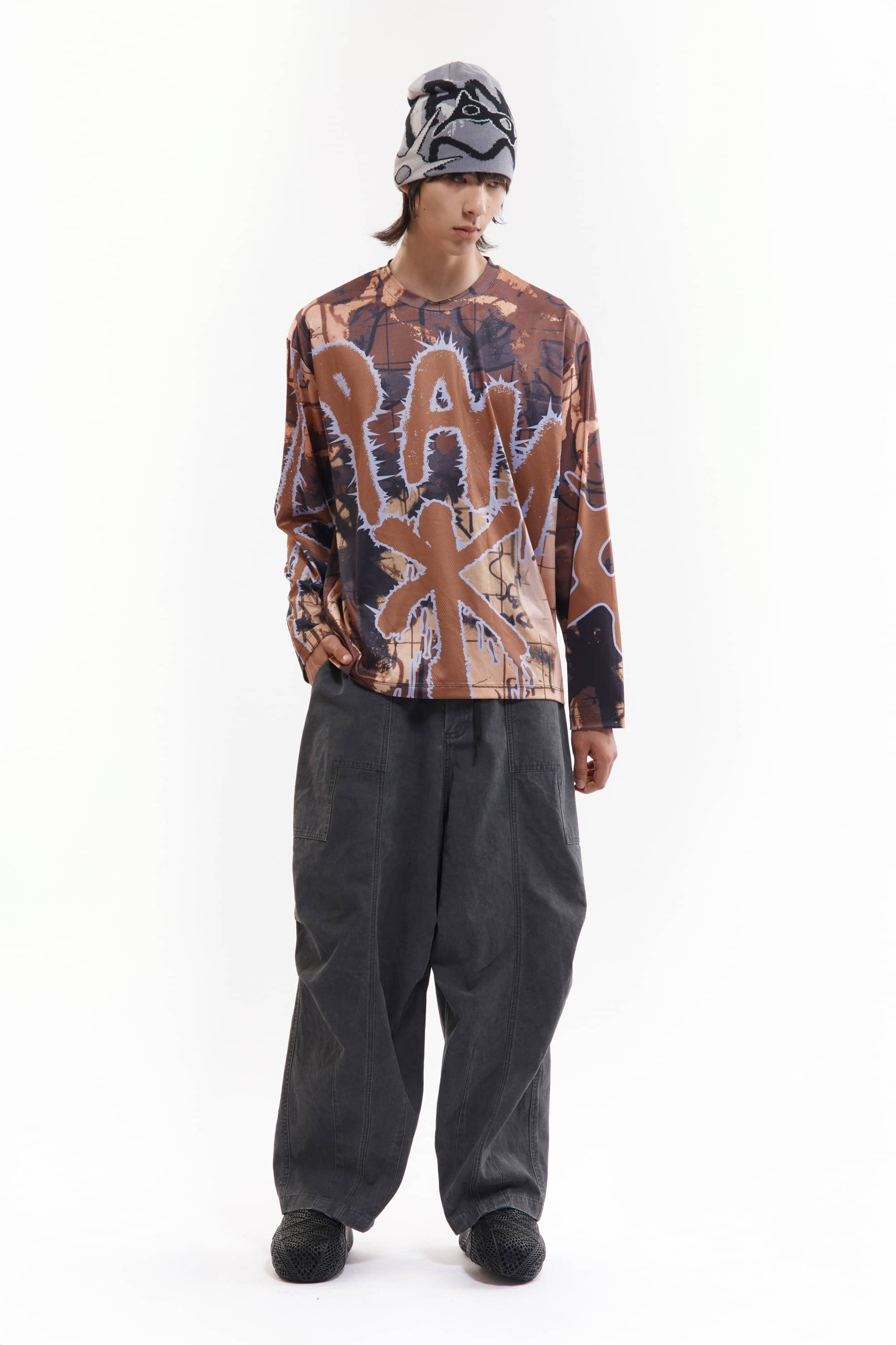 P.A.M.(Perks And Mini)/パム(パークスアンドミニ)/PATINA LS MESH TOP  ロングスリーブメッシュトップ MULTI M