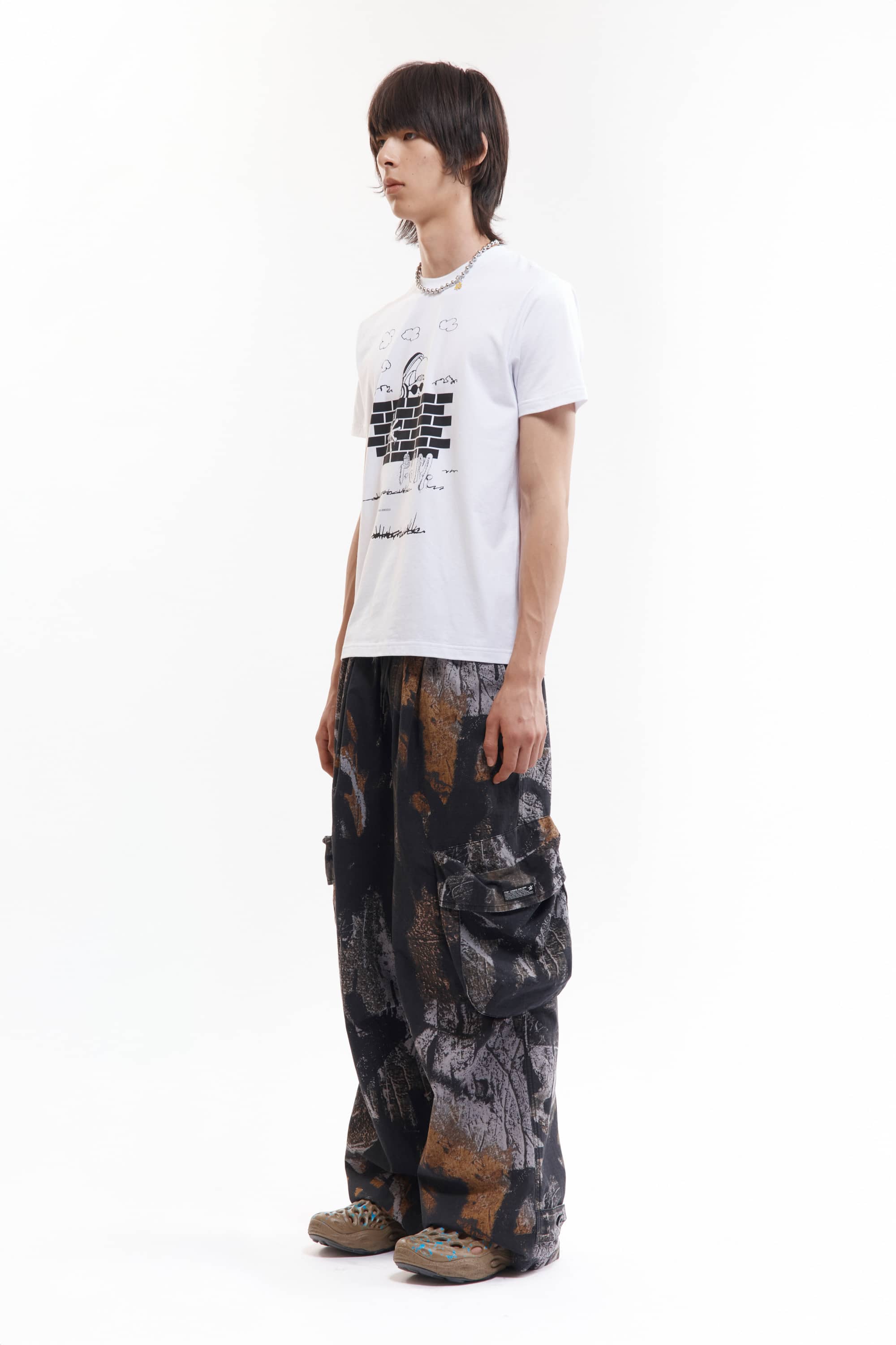 P.A.M.(Perks And Mini)/パム(パークスアンドミニ)/MURUS PRINT CHOW PANT SHADOWS S