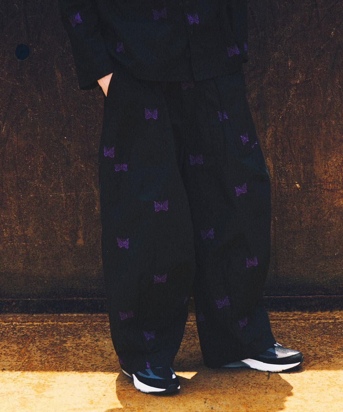 Needles×BEAVER/ニードルズ×ビーバー　別注H.D. Pant- Cotton Ripstop ヒザデルパンツ ブラック XS