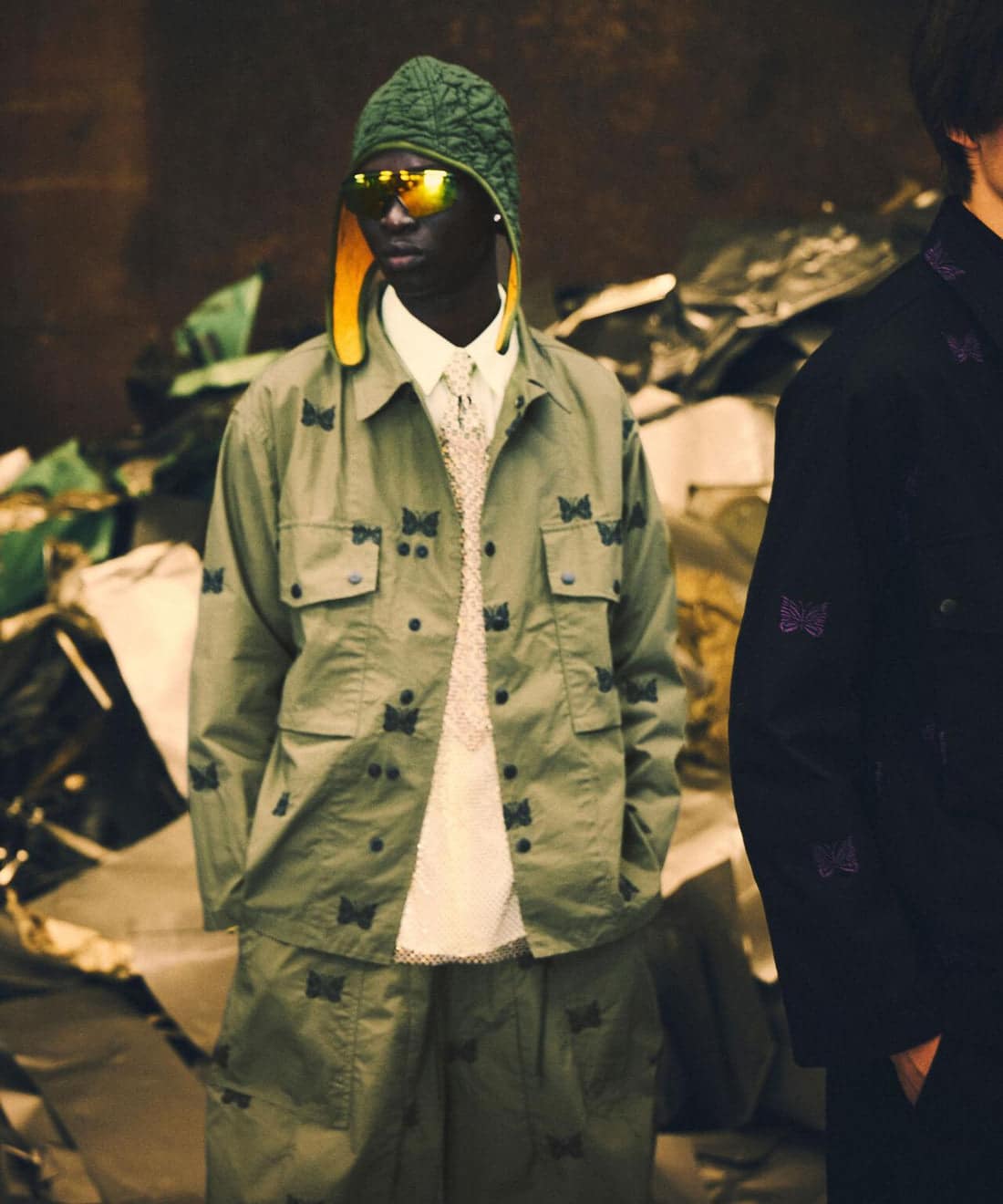 Needles×BEAVER/ニードルズ×ビーバー　別注Field Jacket - Cotton Ripstop フィールドジャケット オリーブ S