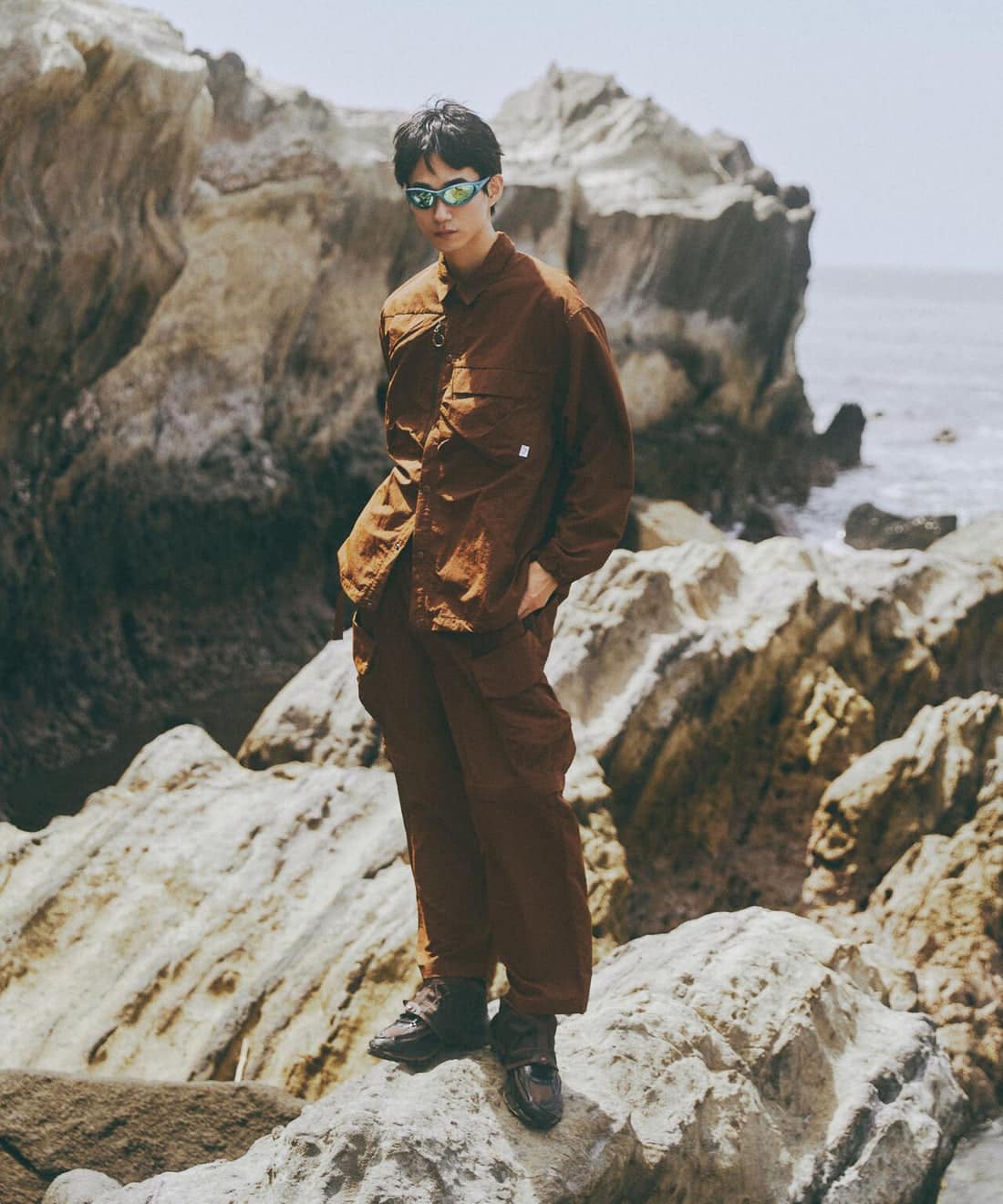 CMF OUTDOOR GARMENT/シーエムエフ アウトドアガーメント　別注 GW COACH JACKET ブラウン M