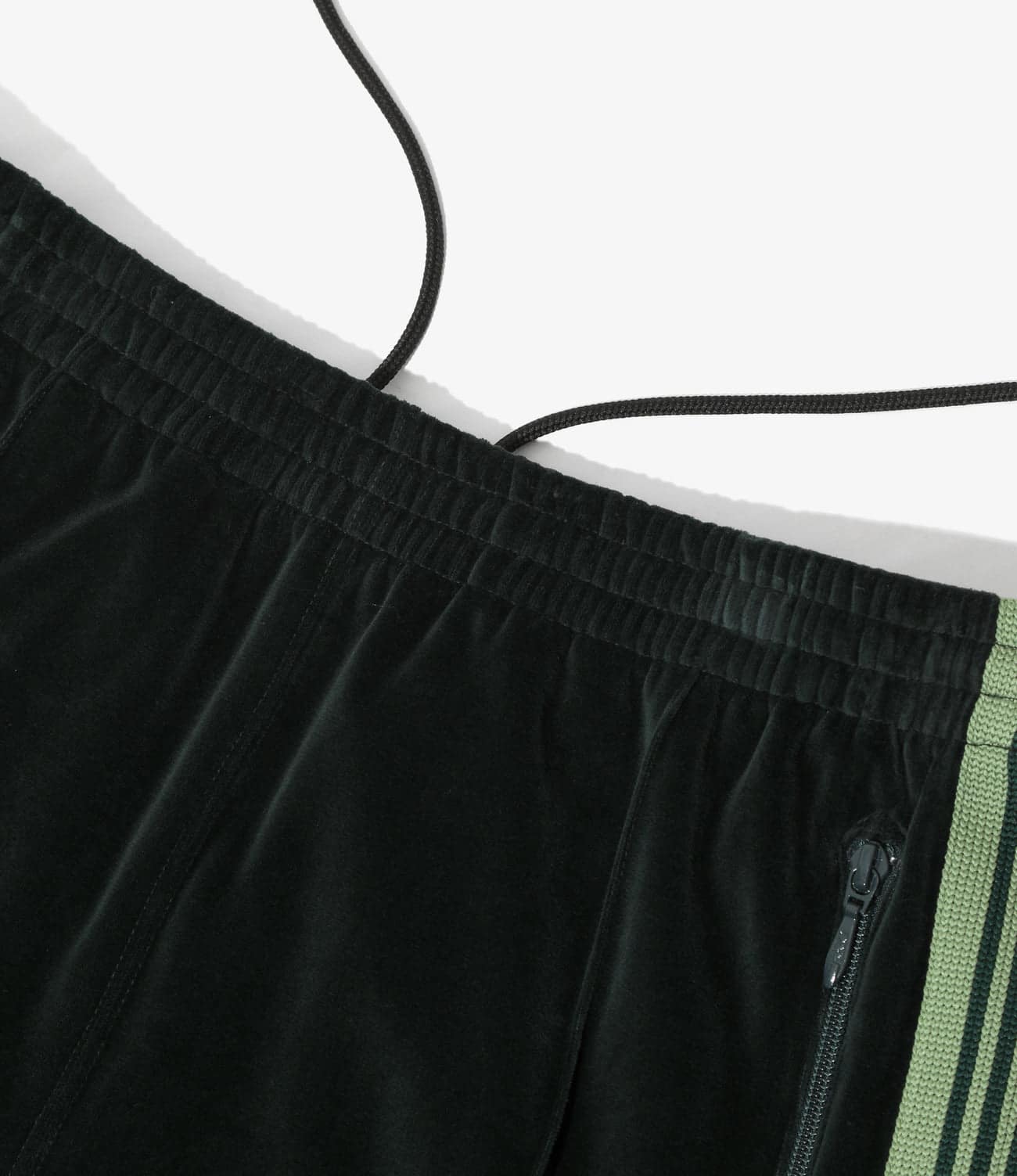NEEDLES/ニードルズ/NARROW TRACK PANT - C/PE VELOUR ナロートラックパンツベロア GREEN XS