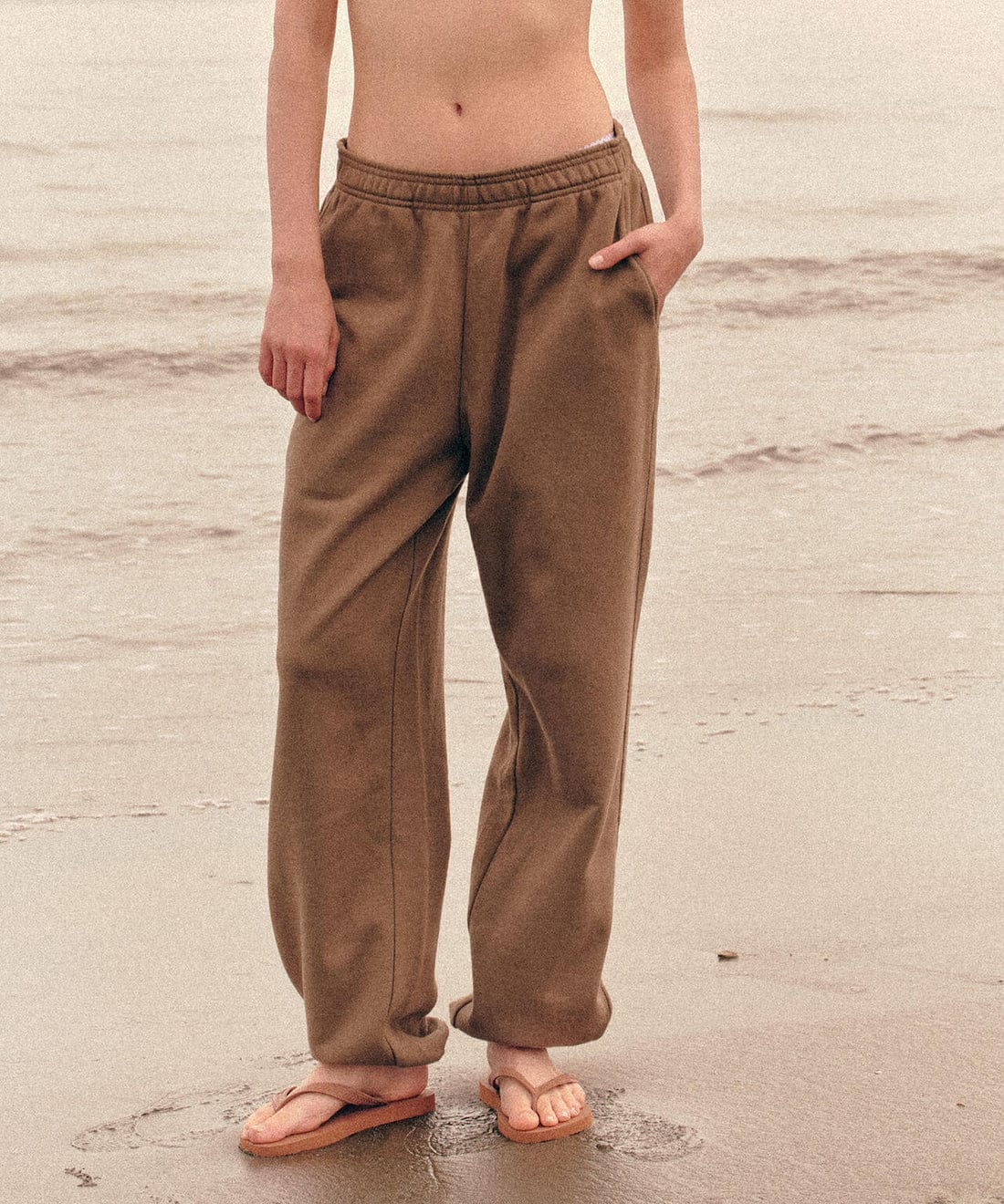 MANASTASH/マナスタッシュ/HEMP＠by manastash/HEMP DAYS SWEAT PANTS スウェットパンツ モカ M