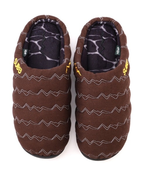 SUBU×MANASTASH/スブ×マナスタッシュ/SUBU x MANASTASH MT. STITCH SANDAL サンダル ダークブラウン 0