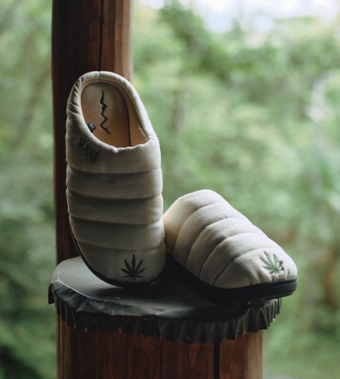 SUBU×MANASTASH/スブ×マナスタッシュ/SUBU x MANASTASH HEMP EMB SANDAL サンダル ナチュラル 0
