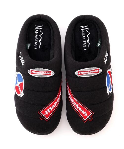 SUBU×MANASTASH/スブ×マナスタッシュ/SUBU x MANASTASH MULTI LOGO SANDAL サンダル ブラック 0