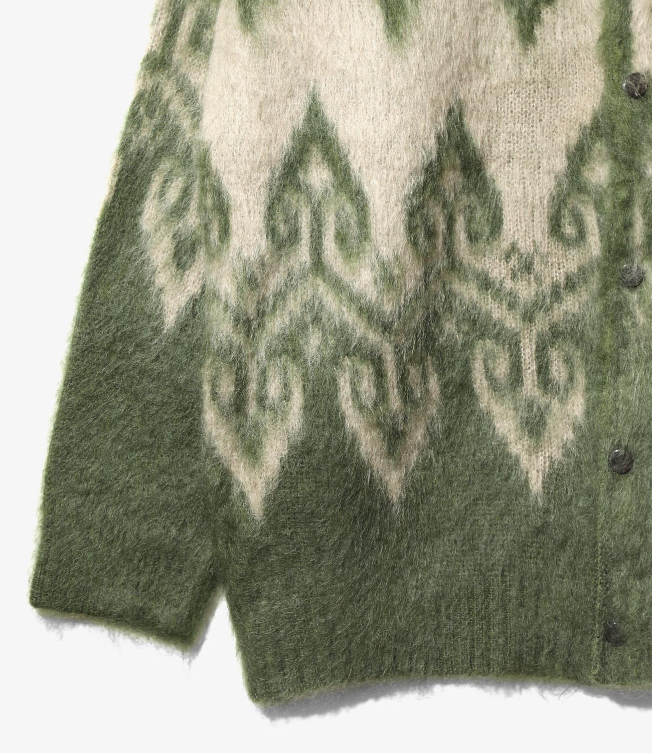 NEEDLES/ニードルズ/MOHAIR CARDIGAN - NORDIC モヘアカーディガン NORDIC S