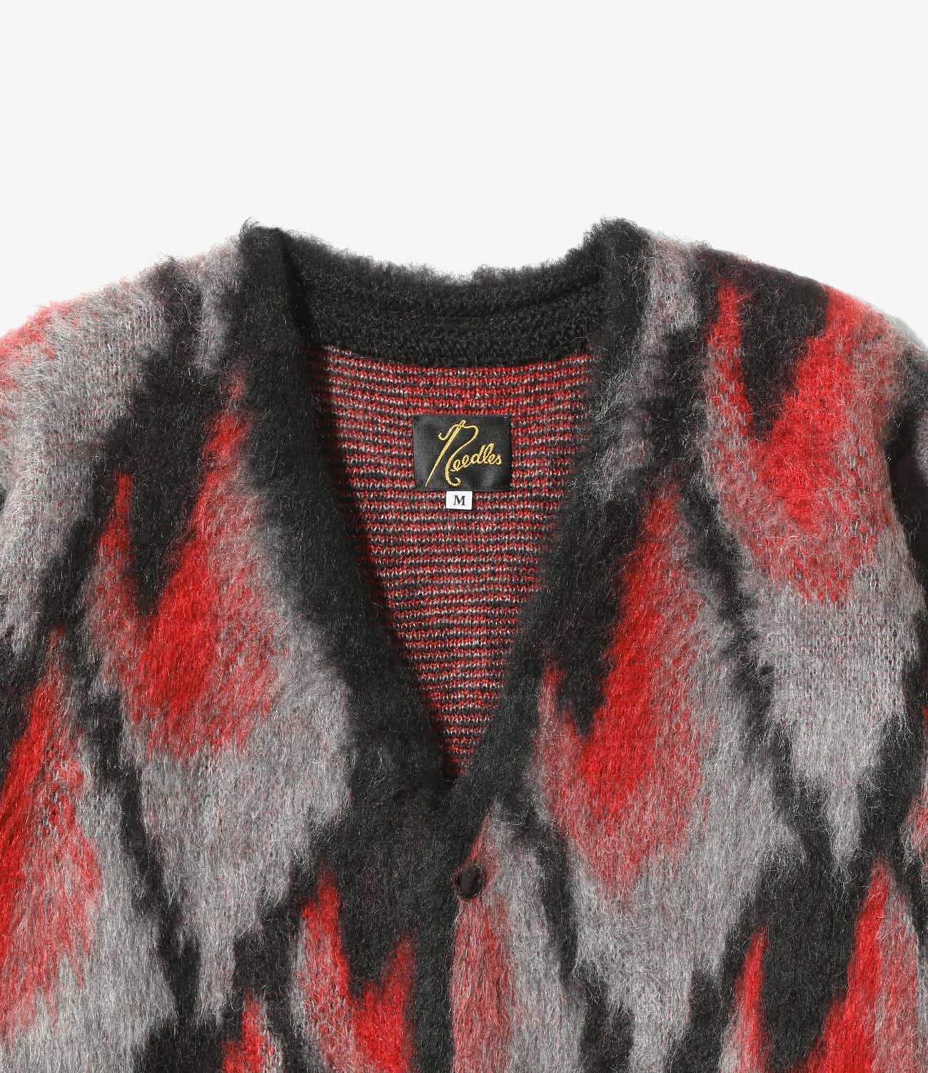 NEEDLES/ニードルズ/MOHAIR CARDIGAN - ABSTRACT モヘアカーディガン ABSTRACT S