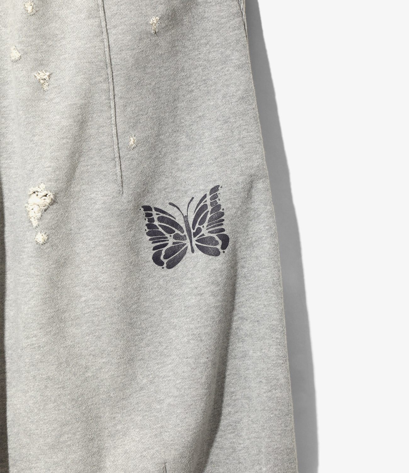 NEEDLES/ニードルズ/DECONSTRUCTED H.D. SWEAT PANT ヒザデルスウェットパンツ H.GRAY XS