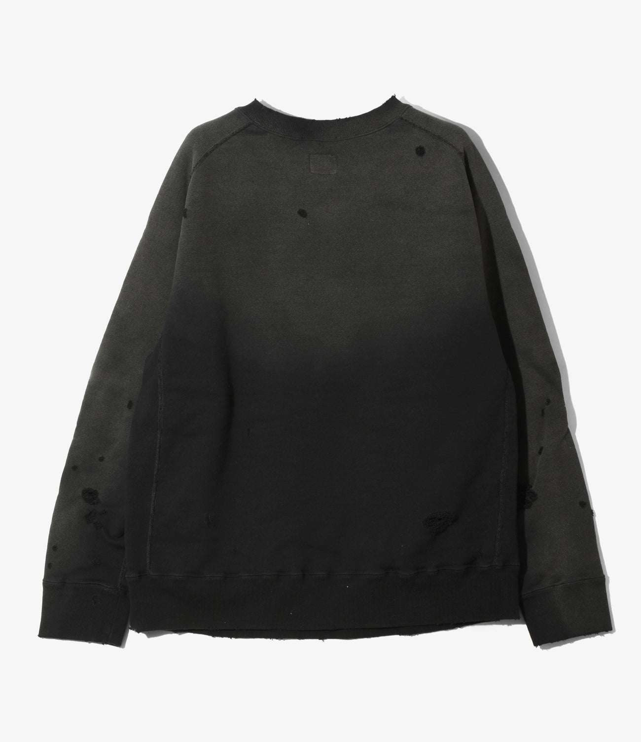 NEEDLES/ニードルズ/DECONSTRUCTED SWEAT SHIRT スウェット　トレーナー BLACK M
