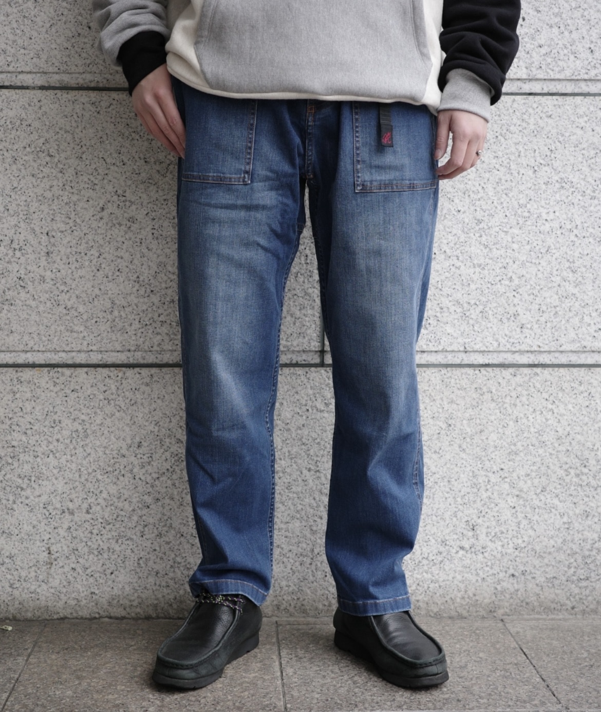 GRAMICCI/グラミチ/STRETCH DENIM LOOSE TAPERED RIDGE PANT ストレッチデニムルーズテーパードリッジパンツ　 G3FU-P052