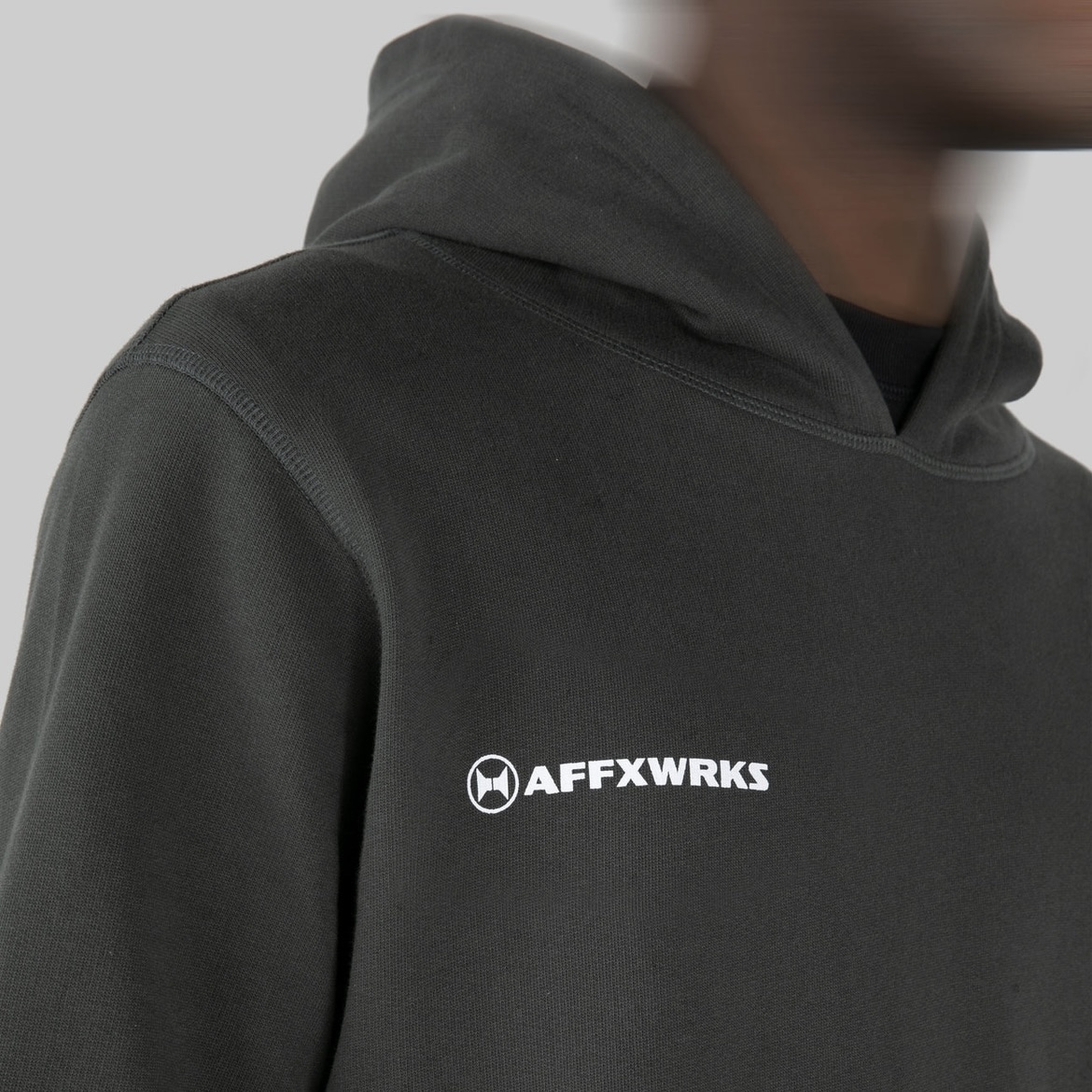 AFFXWRKS/AFFXWRKS HOODIE WASHED BLACK L