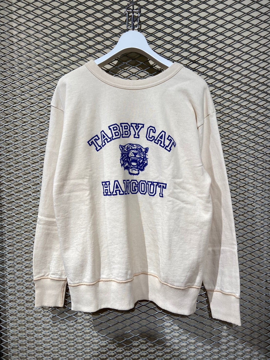 Mixta/ミクスタ　'TABBY CAT HANGOUT' CREW NECK SWEAT SET IN Vintage Black XS